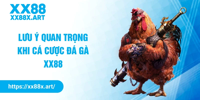 Lưu ý quan trọng khi cá cược đá gà XX88